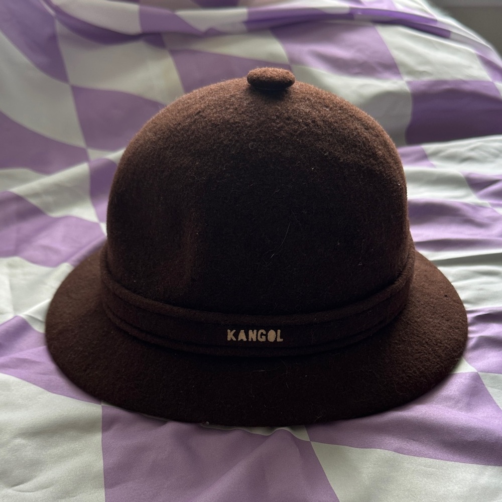 Kangol Dark Brown Wool Cap